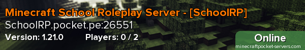 Minecraft School Roleplay Server - [SchoolRP]