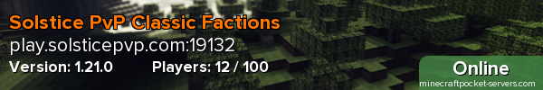 Solstice PvP Classic Factions