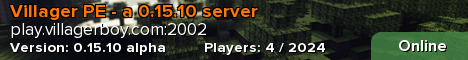 Villager PE - a 0.15.10 server