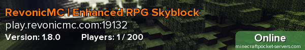 RevonicMC | Enhanced RPG Skyblock