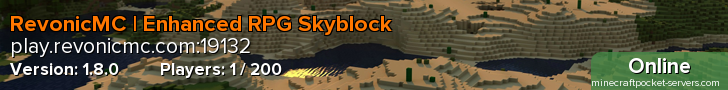 RevonicMC | Enhanced RPG Skyblock