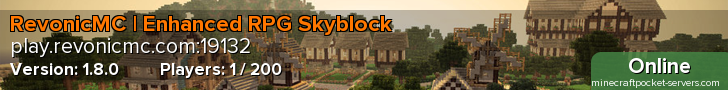 RevonicMC | Enhanced RPG Skyblock