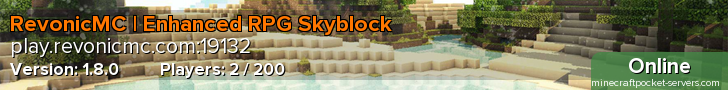 RevonicMC | Enhanced RPG Skyblock