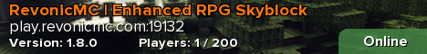 RevonicMC | Enhanced RPG Skyblock