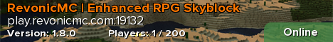 RevonicMC | Enhanced RPG Skyblock