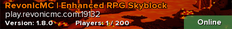 RevonicMC | Enhanced RPG Skyblock