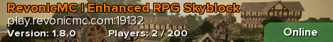 RevonicMC | Enhanced RPG Skyblock