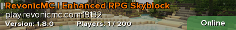 RevonicMC | Enhanced RPG Skyblock
