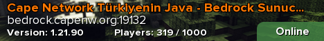Cape Network Türkiyenin Java - Bedrock Sunucusu!