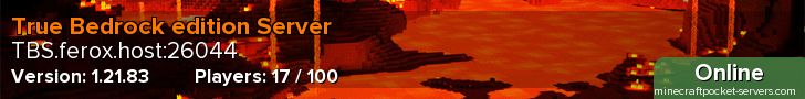True Bedrock edition Server
