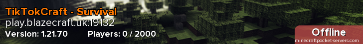 TikTokCraft - Survival
