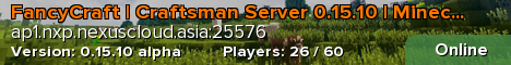 FancyCraft | Craftsman Server 0.15.10 | Minecraft Server