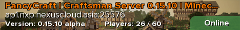 FancyCraft | Craftsman Server 0.15.10 | Minecraft Server