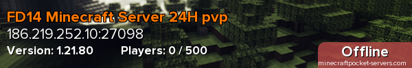 FD14 Minecraft Server 24H pvp