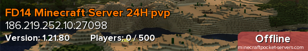 FD14 Minecraft Server 24H pvp