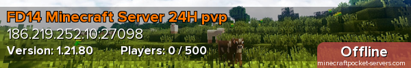 FD14 Minecraft Server 24H pvp