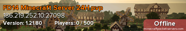 FD14 Minecraft Server 24H pvp