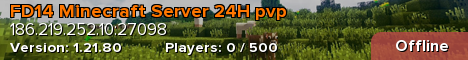 FD14 Minecraft Server 24H pvp
