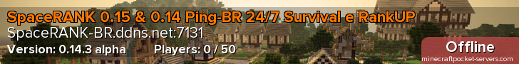 SpaceRANK 0.15 & 0.14 Ping-BR 24/7 Survival e RankUP