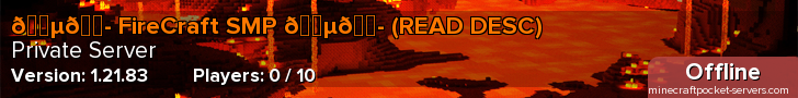 🇵🇭 FireCraft SMP 🇵🇭 (READ DESC)