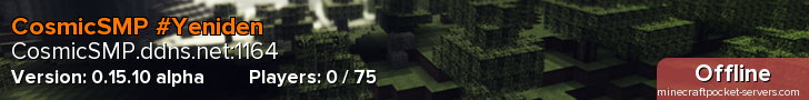 CosmicSMP #Yeniden
