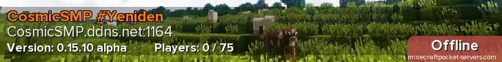 CosmicSMP #Yeniden