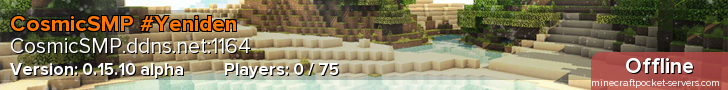 CosmicSMP #Yeniden