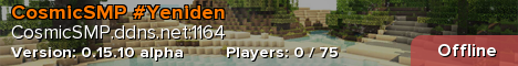 CosmicSMP #Yeniden