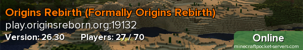 Origins Rebirth (Formally Origins Rebirth)
