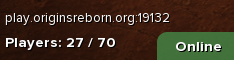 Origins Rebirth (Formally Origins Rebirth)