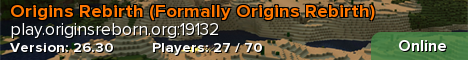 Origins Rebirth (Formally Origins Rebirth)