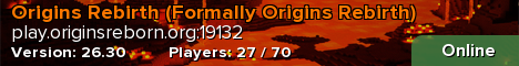 Origins Rebirth (Formally Origins Rebirth)