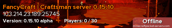 FancyCraft | Craftsman server 0.15.10