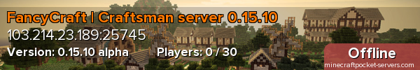 FancyCraft | Craftsman server 0.15.10