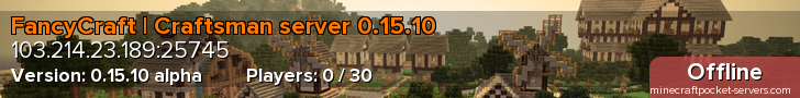 FancyCraft | Craftsman server 0.15.10