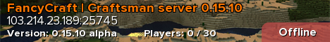 FancyCraft | Craftsman server 0.15.10
