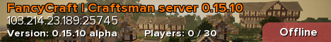 FancyCraft | Craftsman server 0.15.10