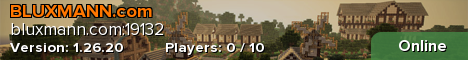 Minecraft server banner
